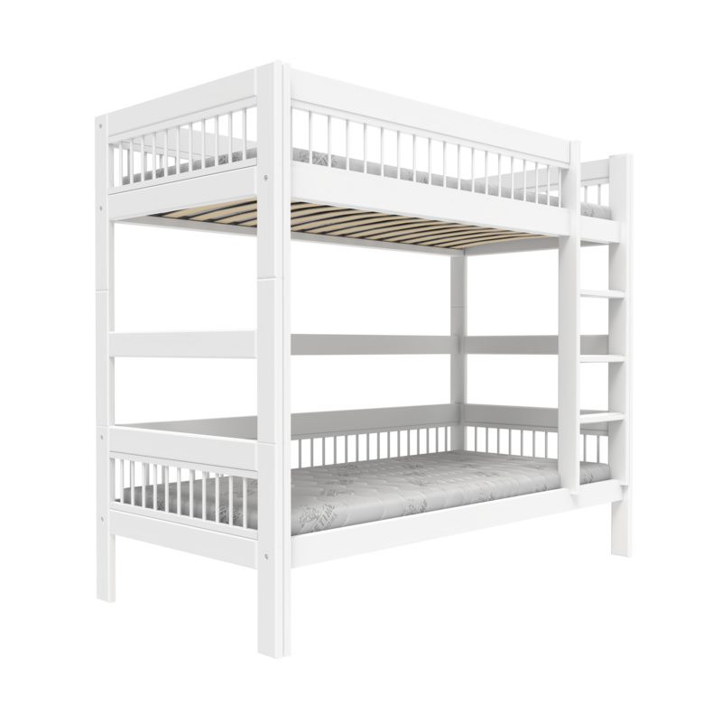 Lifetime Kids Breeze Separable Bunk bed in White - With Optional Storage