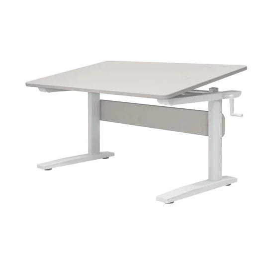 Flexa Classic Adjustable Desk in Greywash