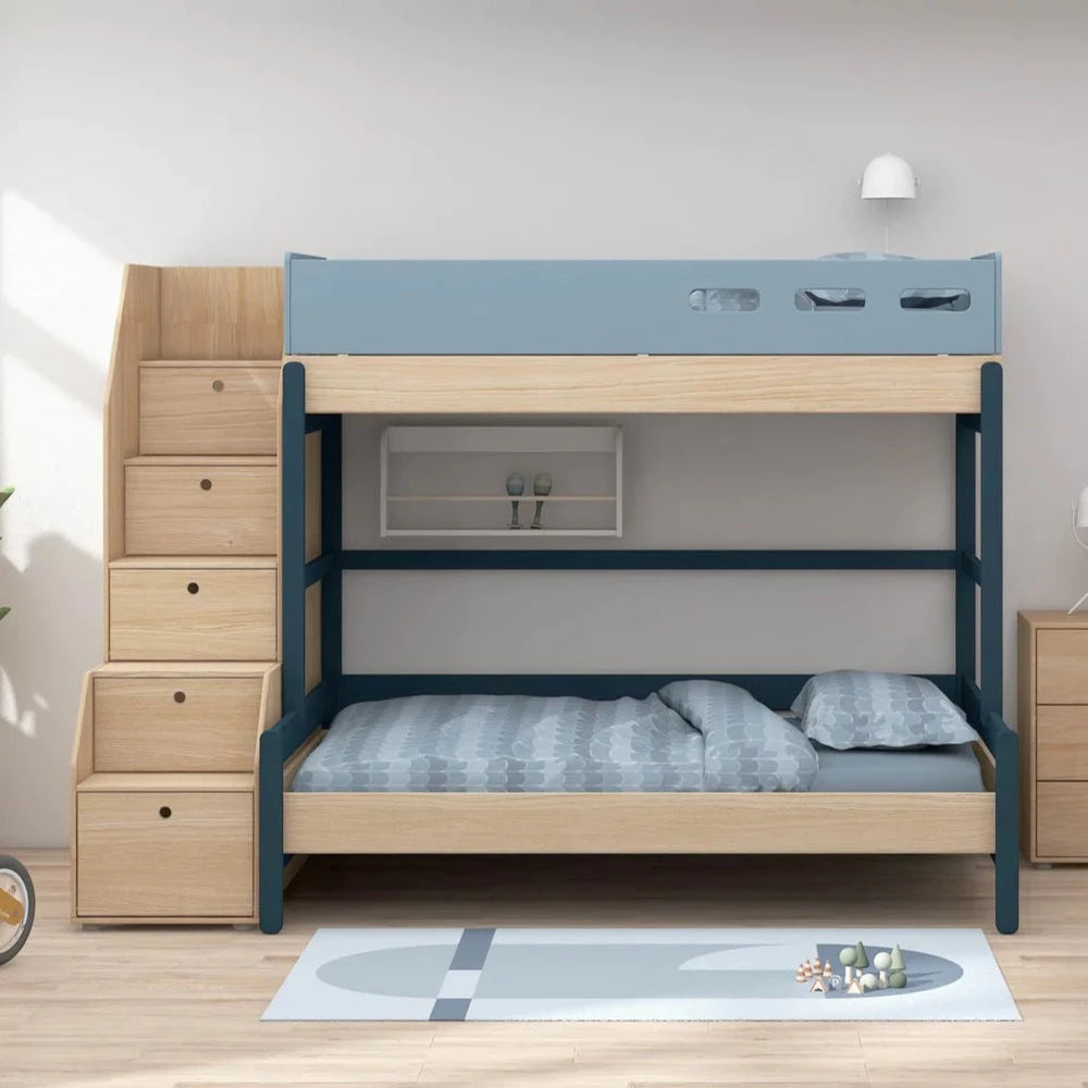 Flexa Popsicle Family Bed with Staircase – Available in 3 colours
