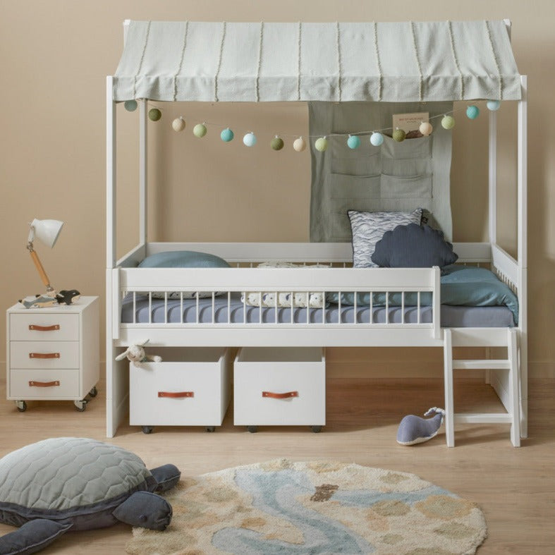 Raised breeze cabin bed with roof by Lifetime Kids