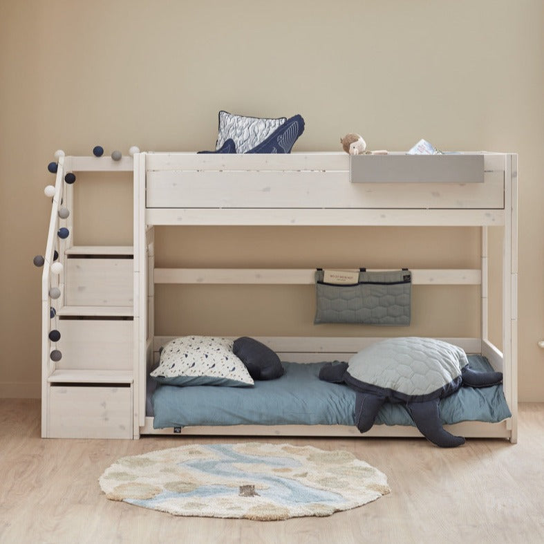 Lifetime Kidsrooms Low bunk bed with Storage Steps