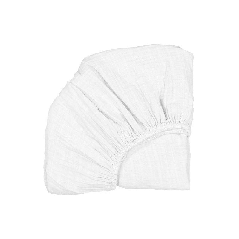 Charlie Crane Fitted Sheet White Thumbnail