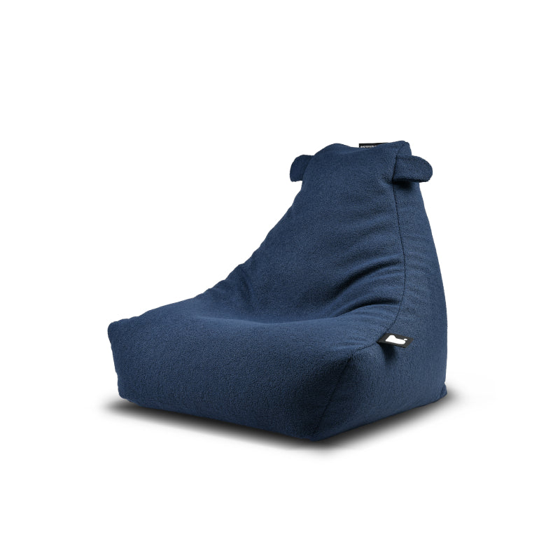 Extreme Lounging Mini Teddy Bean Bag in Navy