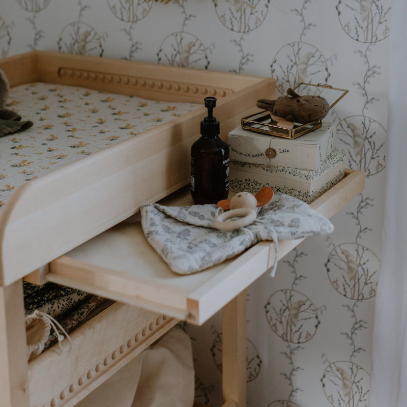 Gustavienne Changing Table in Natural
