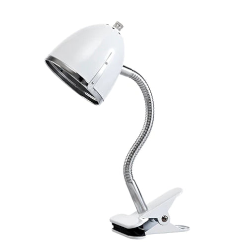 White Clip on Lamp