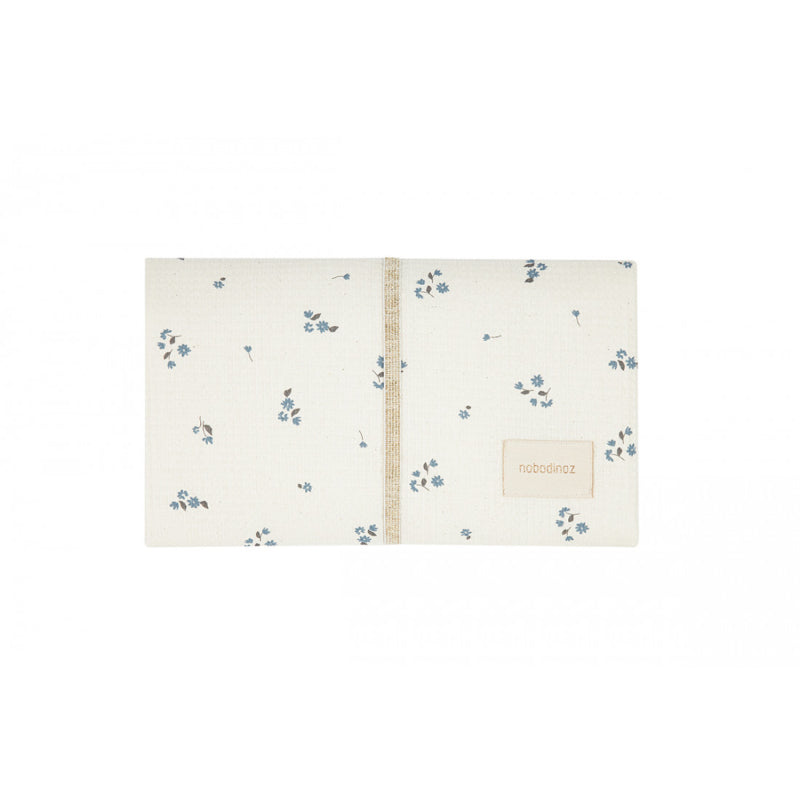 Nobodinoz Mozart Waterproof Changing Pad in Lily Blue