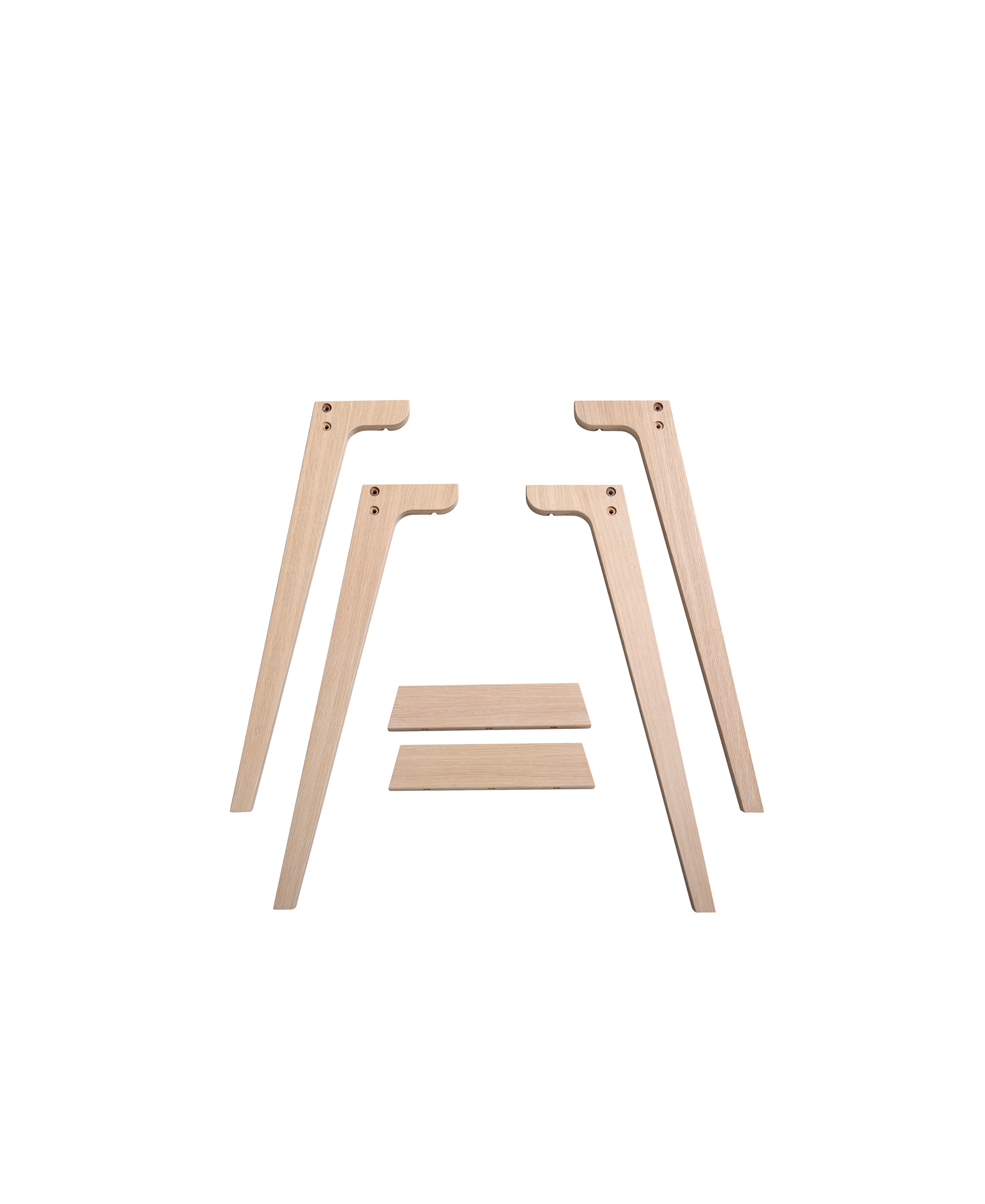 Junior (66cm) legs for wood desk by Oliver Furniture