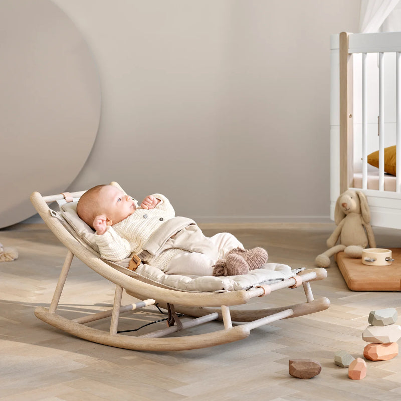 Oliver Furniture Wood Baby and Toddler Rocker – in White