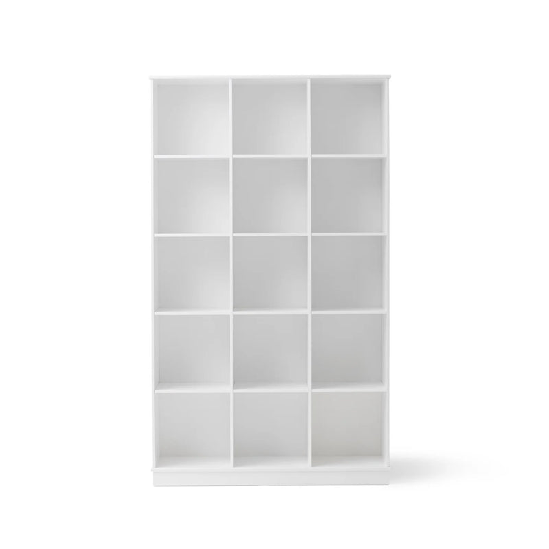 Oliver Furniture Wood Vertical Shelving Unit with 15 Spaces