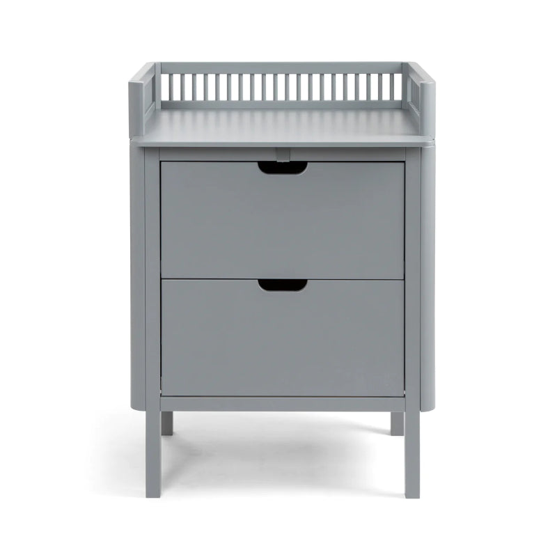 Sebra Changing Unit With Drawers in Classic Grey