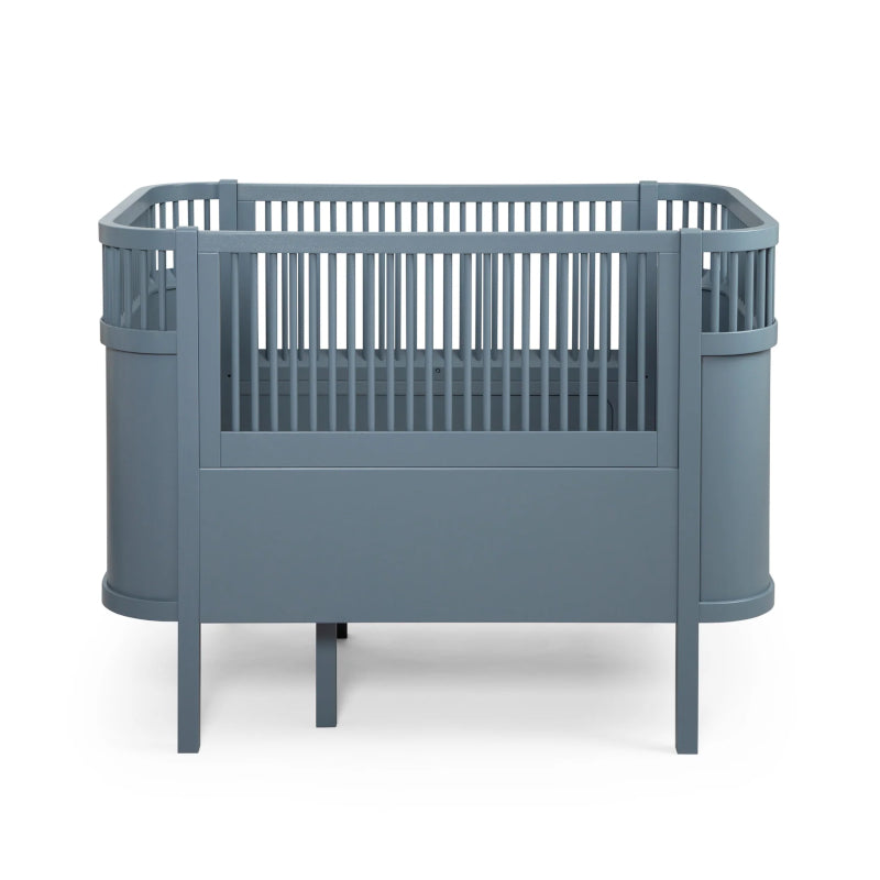 Sebra Baby Cot Bed & Junior Bed in Forest Lake Blue