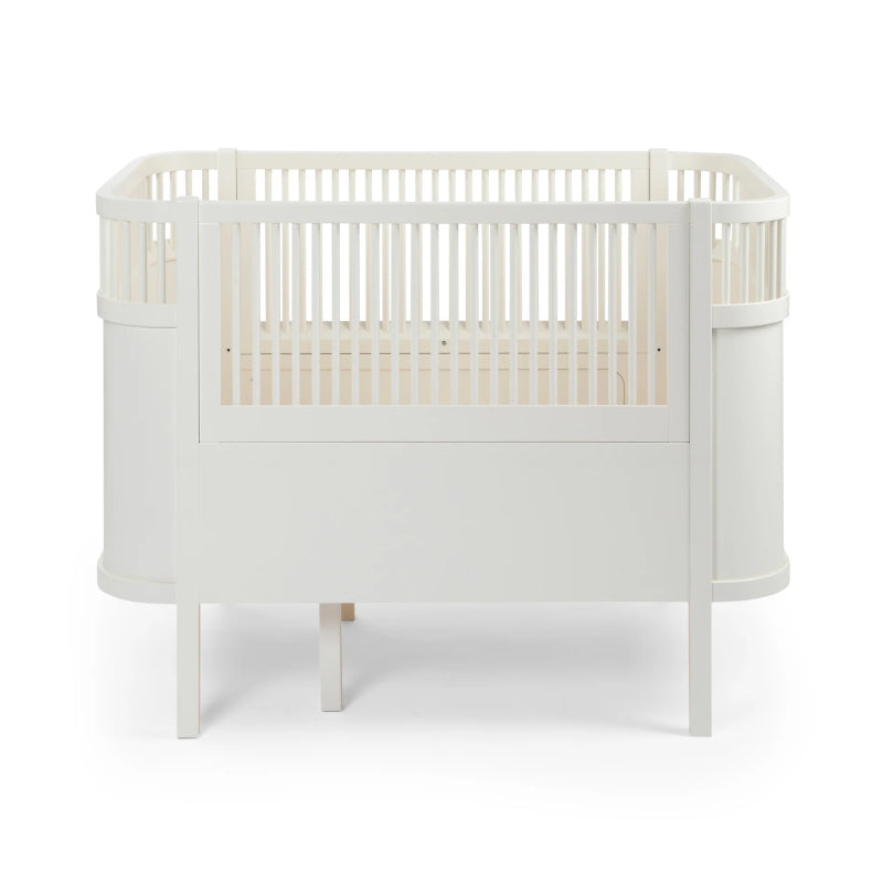 Sebra Baby Cot Bed & Junior Bed in White