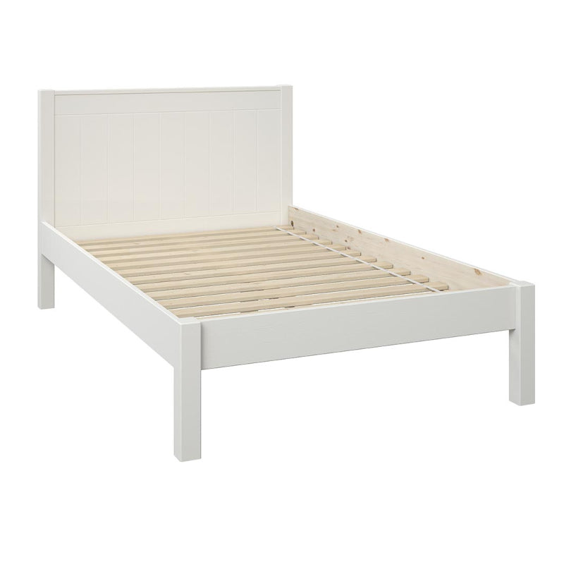 Stompa Classic Small Double Bed with Optional Drawers in White