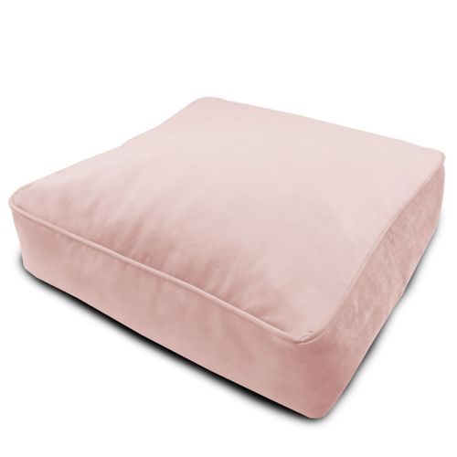 Bettys Home Pink Velvet Floor Cushion