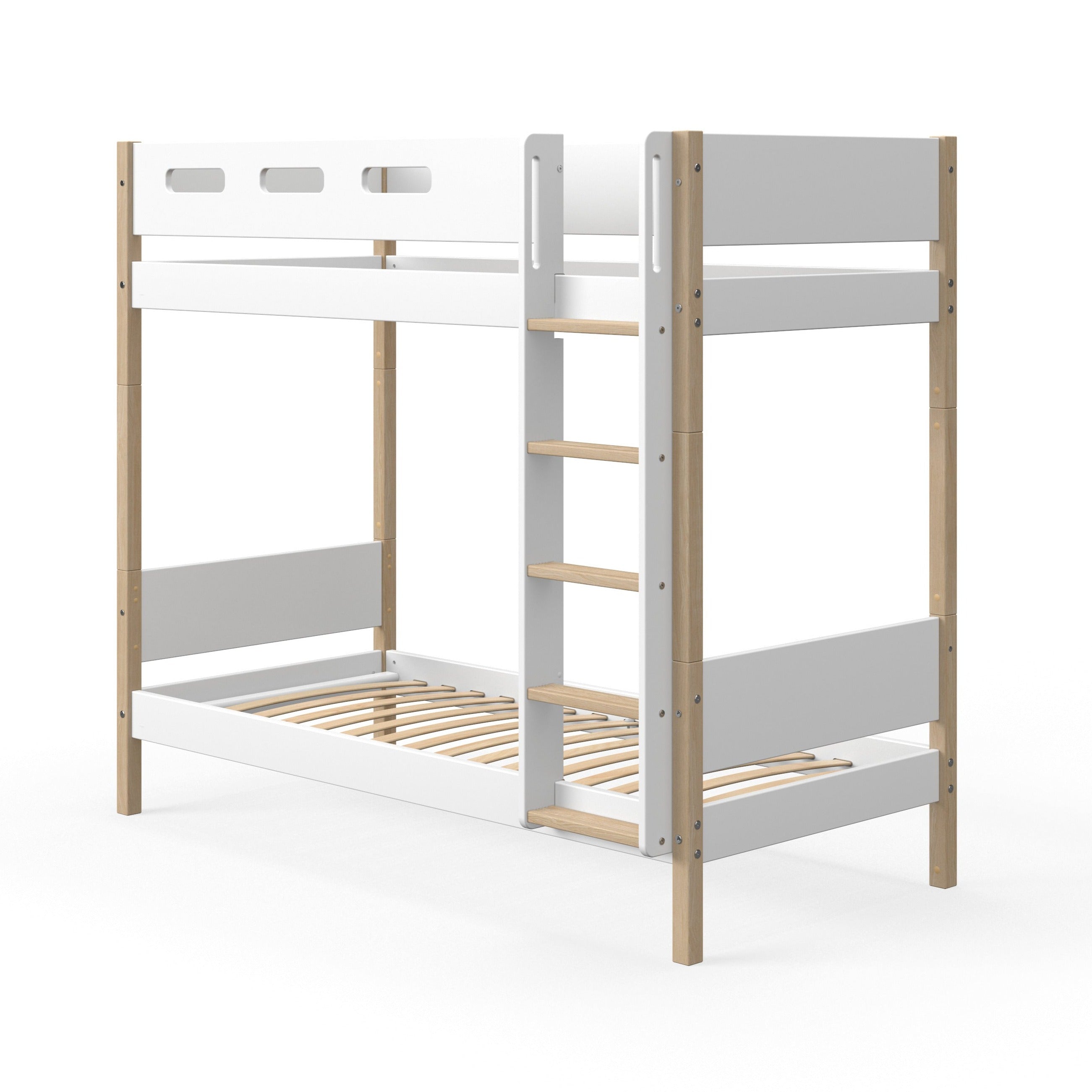 Flexa Nor Bunk Bed with Extra Height White & Oak