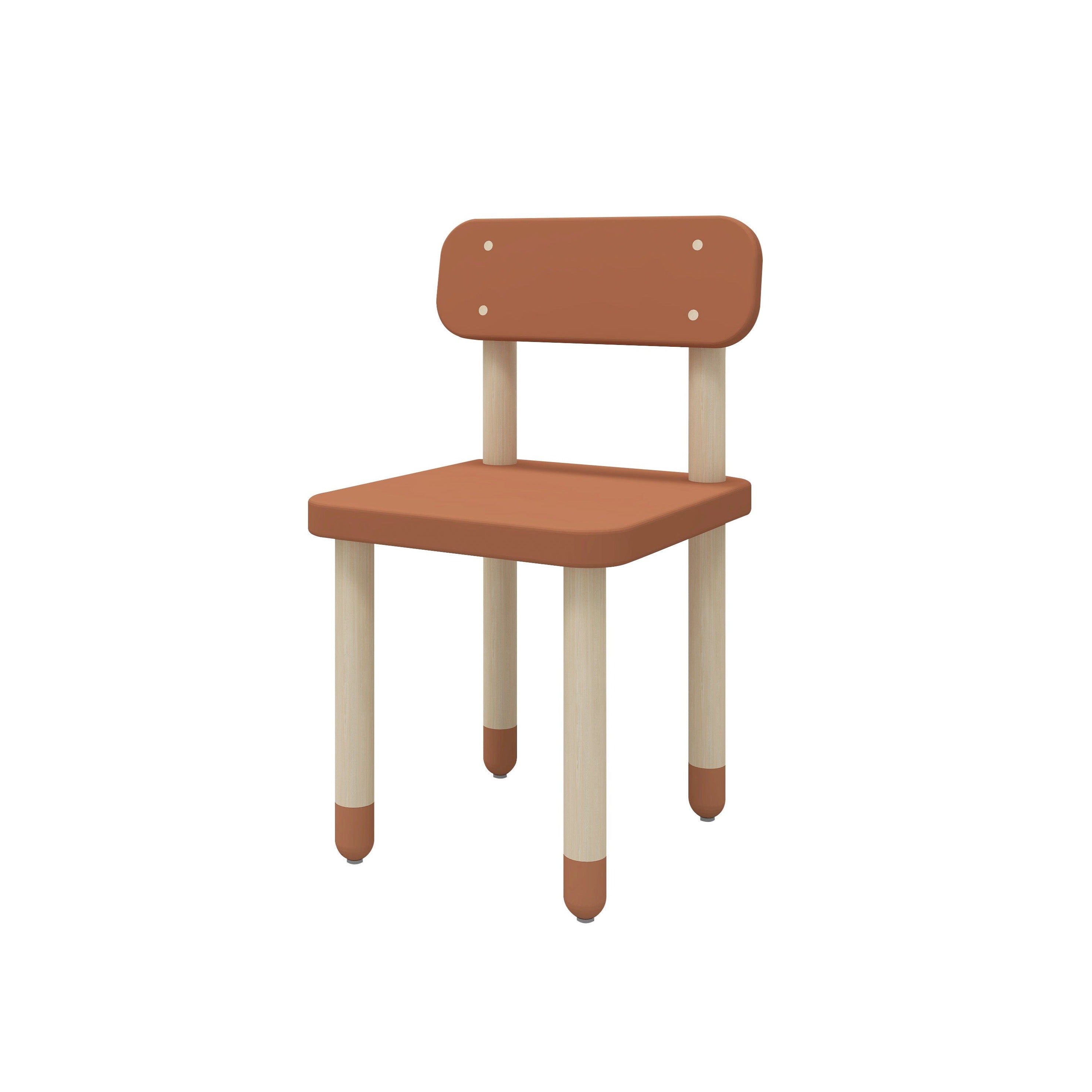 Flexa Chair with Backrest in Blush