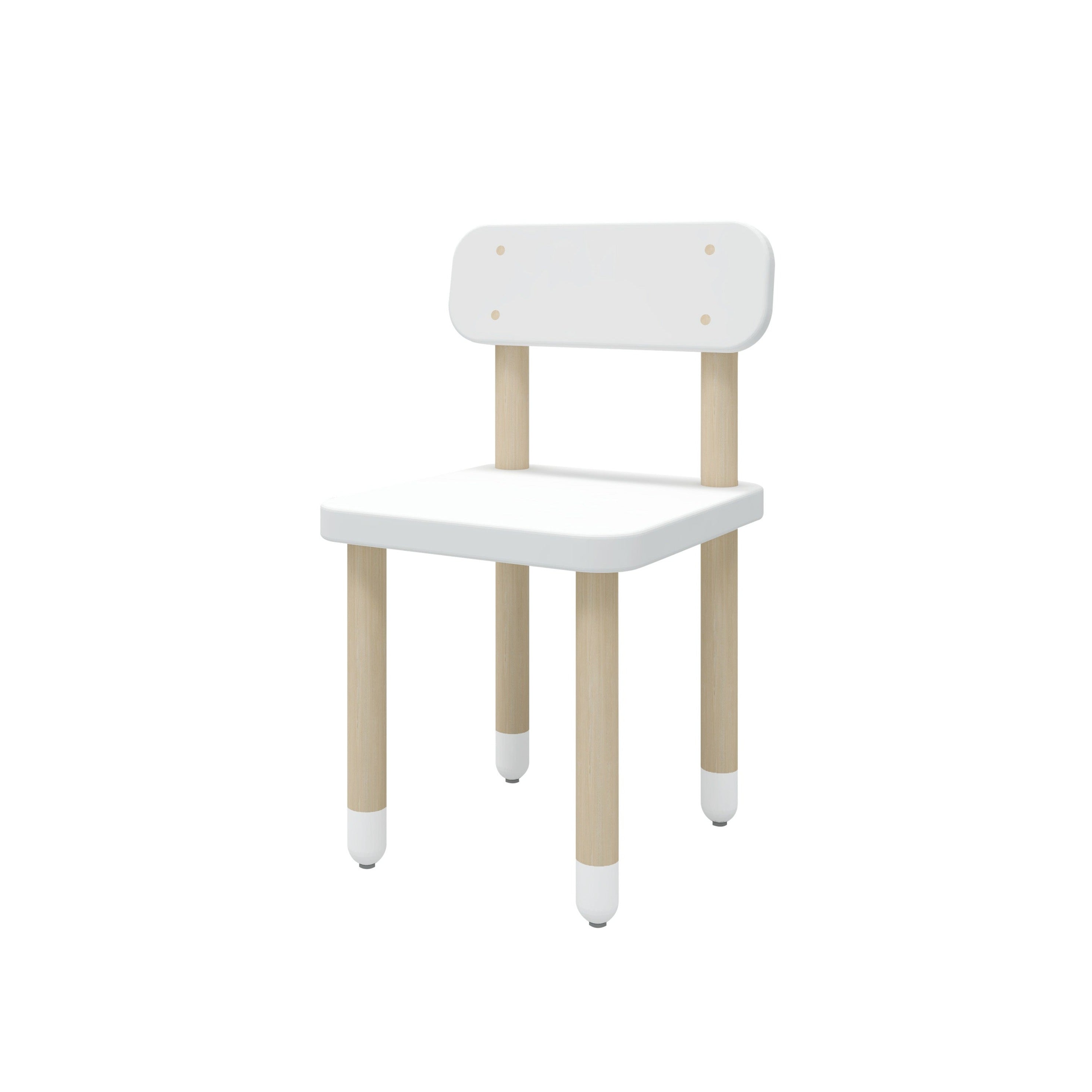 Flexa Dots Chair with Backrest in White