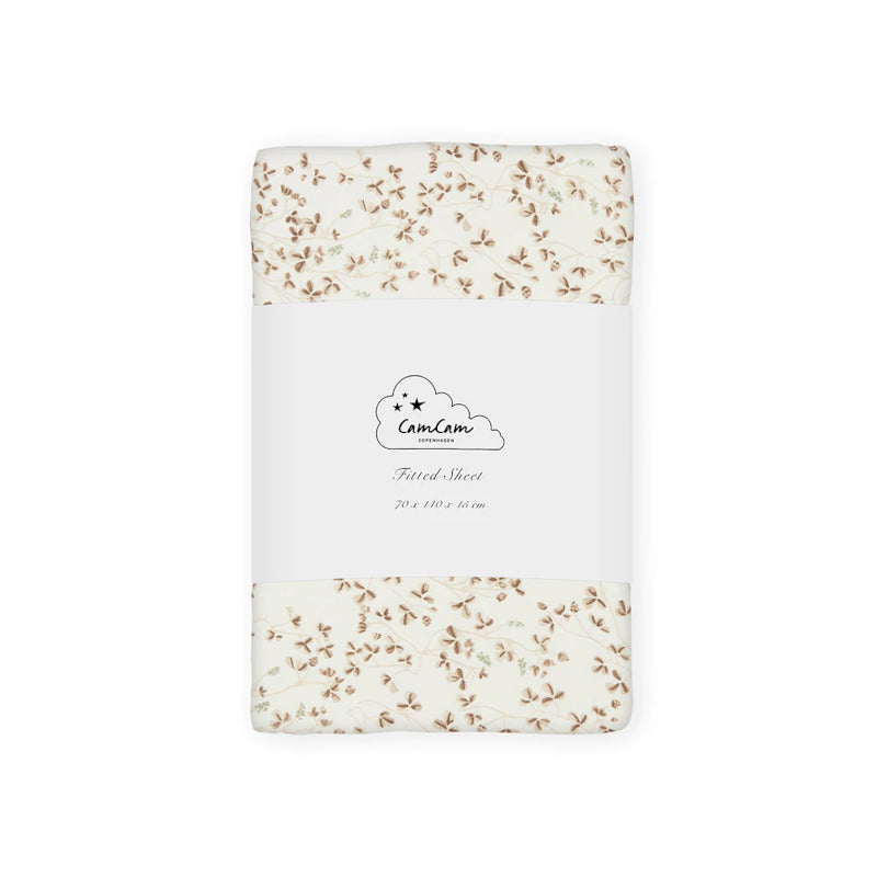 Cam Cam Copenhagen Fitted Sheet in Lierre – 2 sizes available