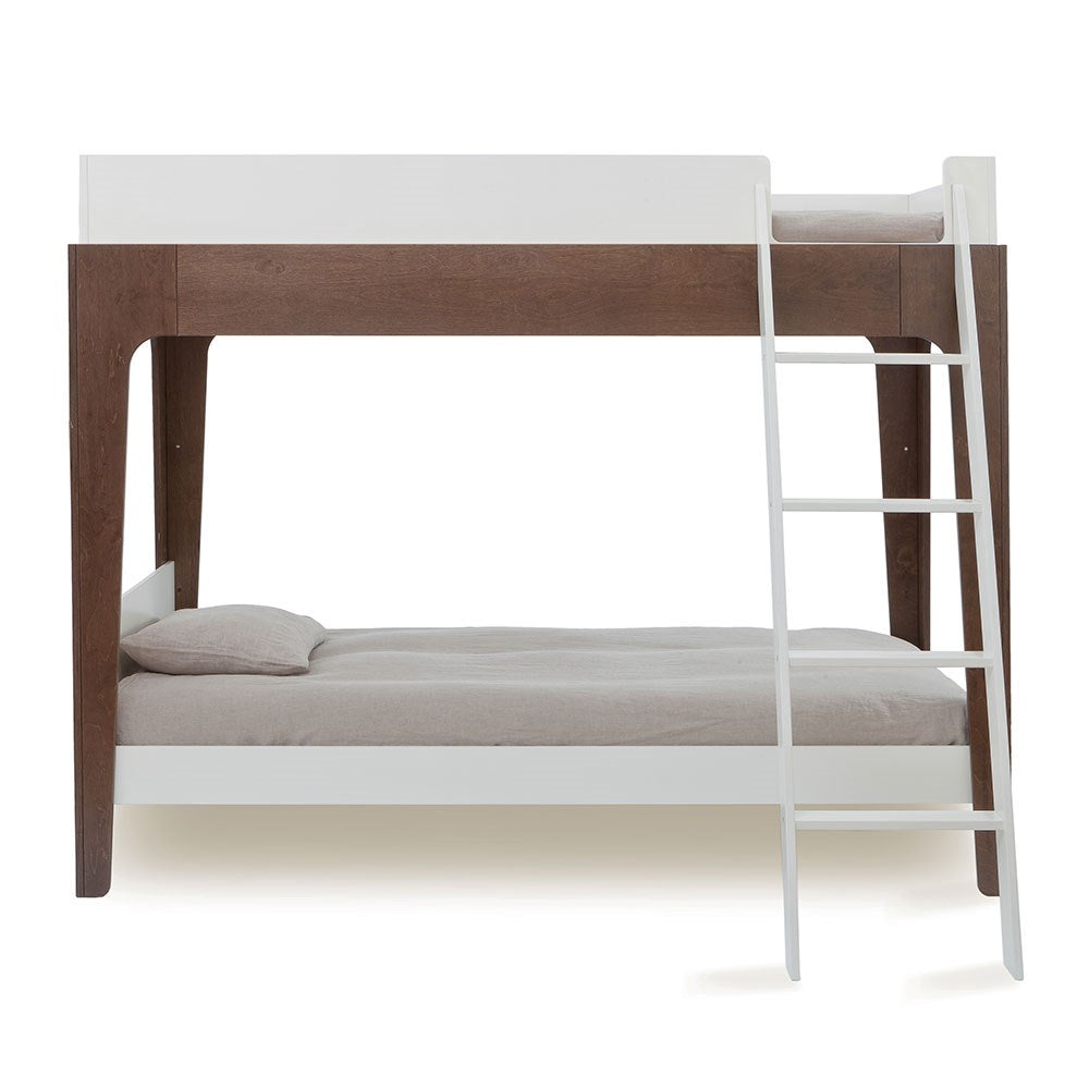 Oeuf Perch Bunk Bed in White & Walnut