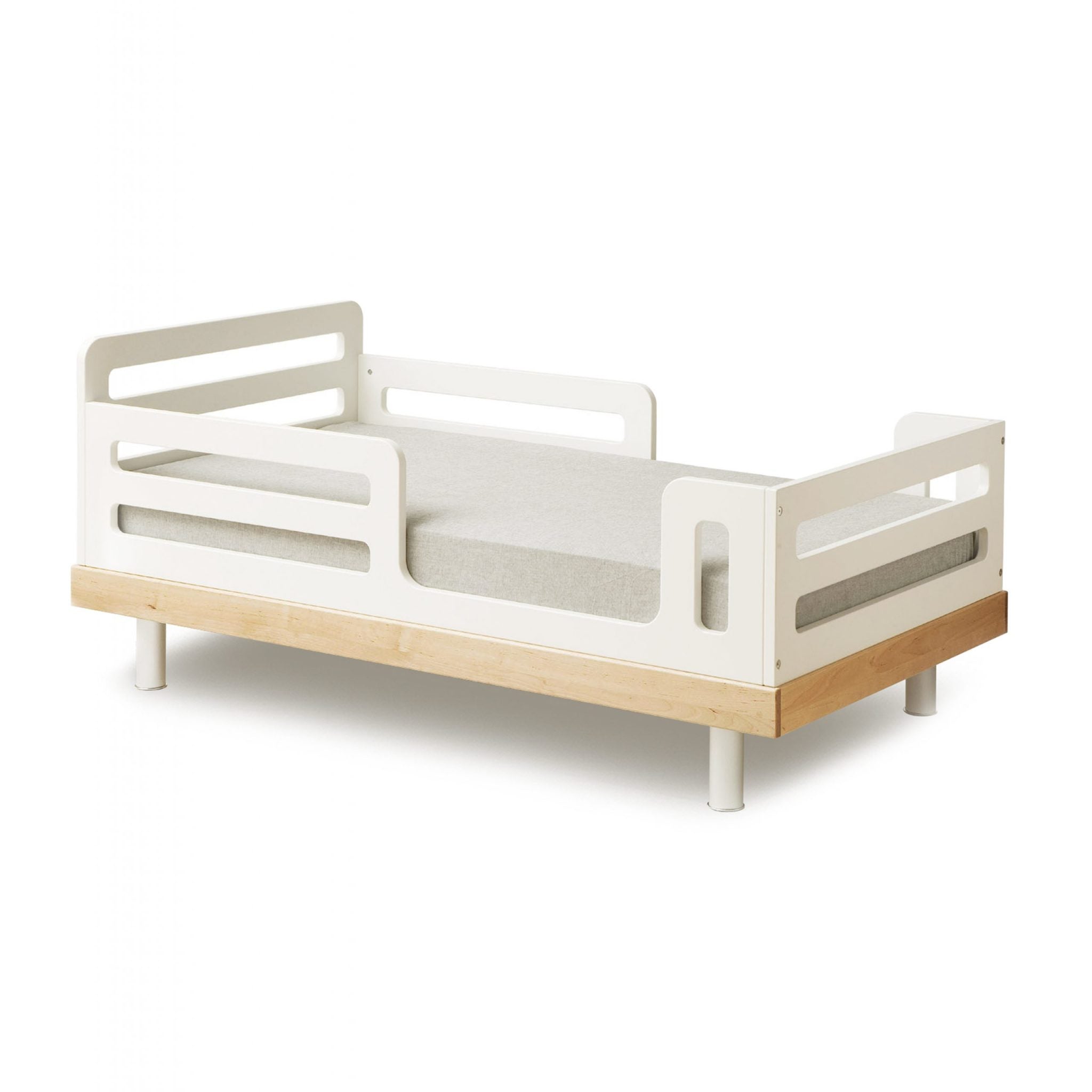 Oeuf Classic Toddler Bed in White & Birch