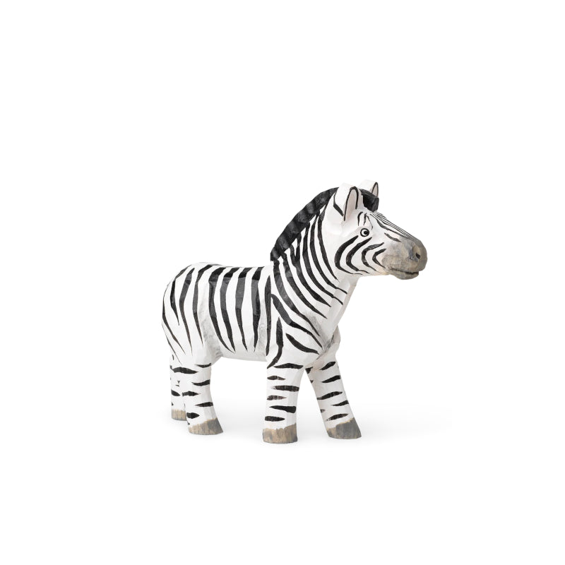 Ferm Living Hand-Carved Zebra