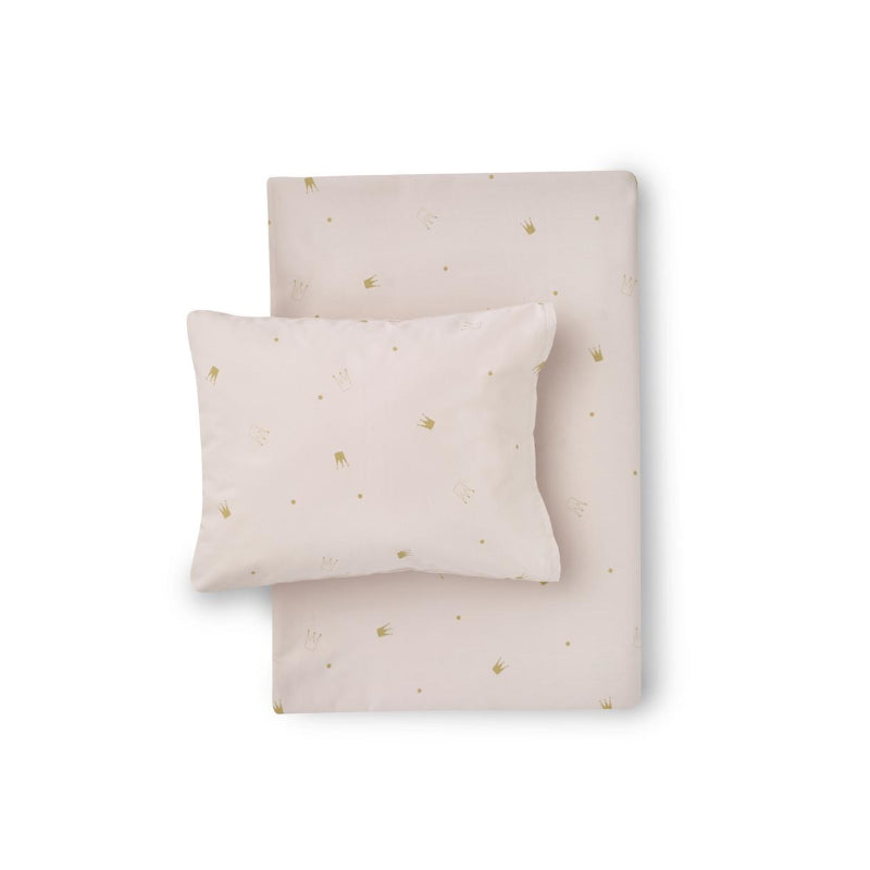 Hibou Home Crowns Pale Rose/Gold Bed Linen – 3 sizes available