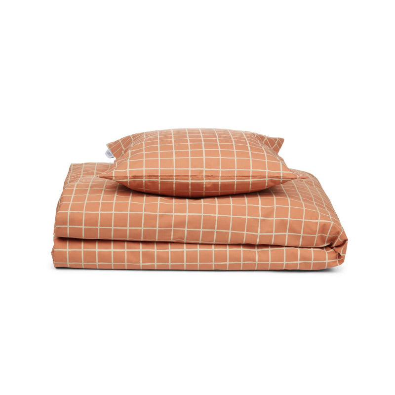 Liewood Carl Single Bedding in Tuscany Rose Check