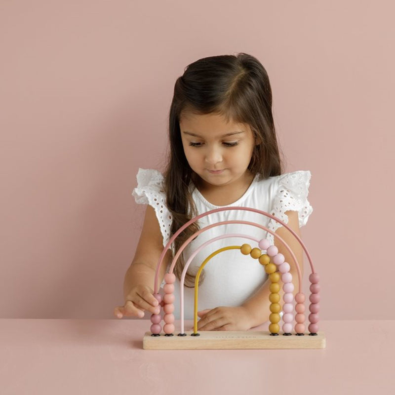 Little Dutch Pink Rainbow Abacus