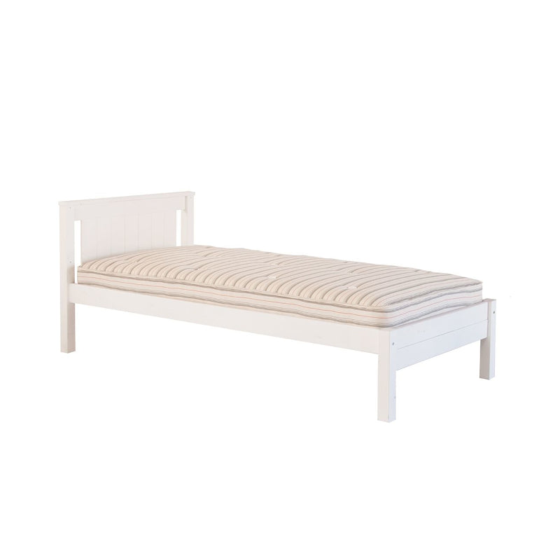 Little Folks Classic Single Beech Bed with Optional Trundle – 2 colour options