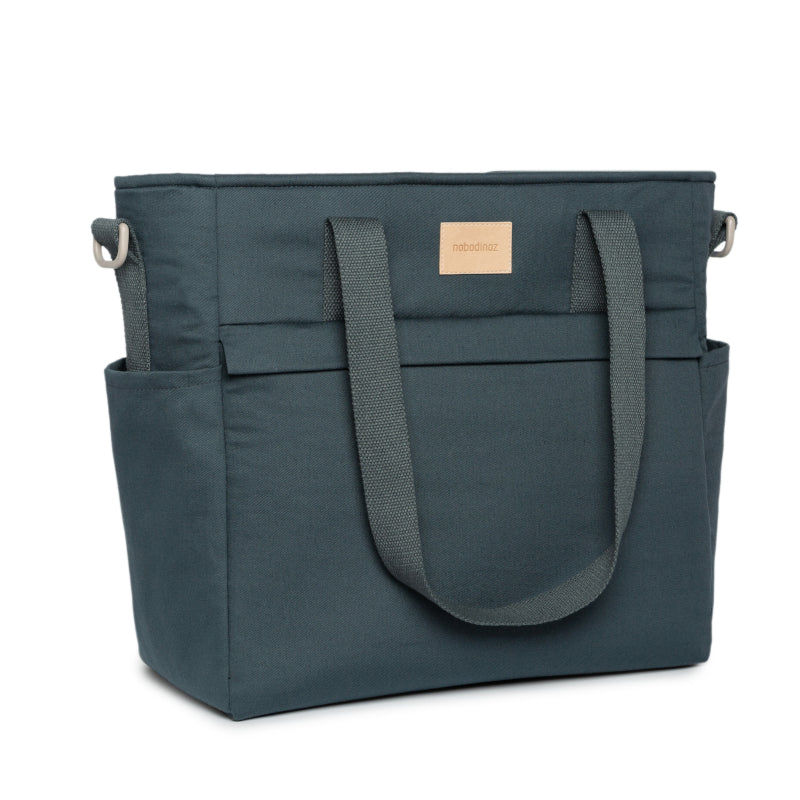 Nobodinoz Baby On The Go Changing Bag in Carbon Blue