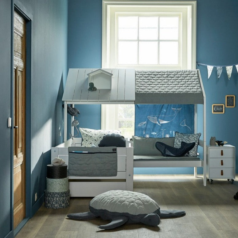 Kids Corner Ocean Beach House Bed With Bench by Lifetime