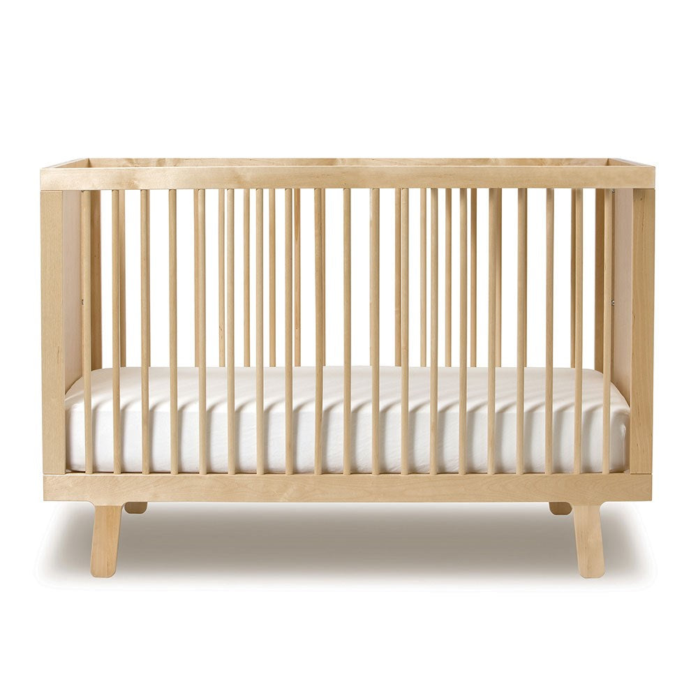 Oeuf Sparrow Cot bed in Birch