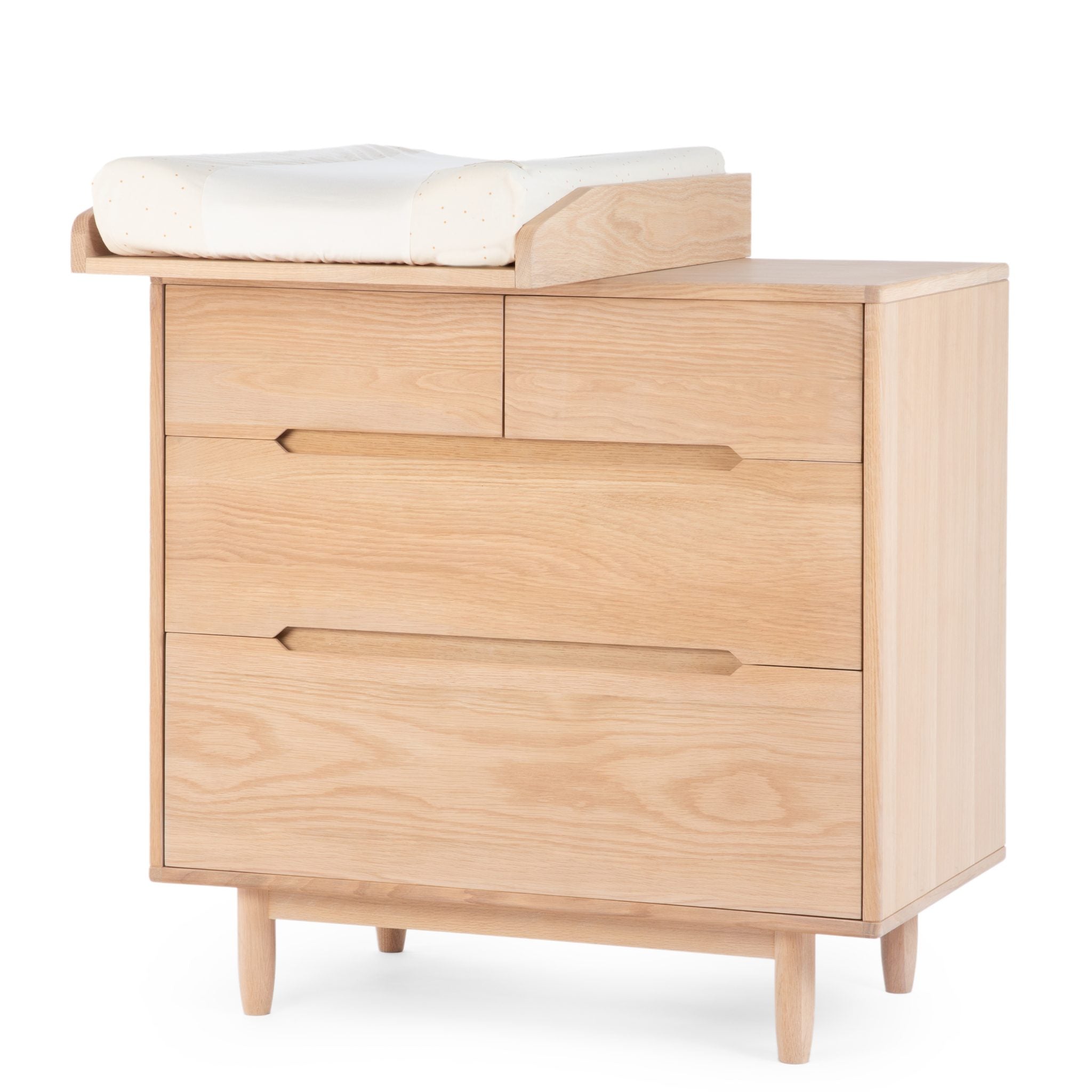Nobodinoz Pure Oak Dresser with Optional Changing Top