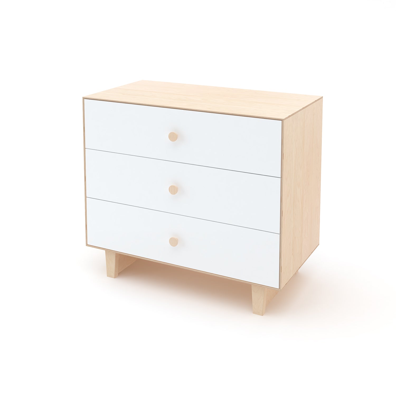 Oeuf NYC Merlin chest of drawers white/birch