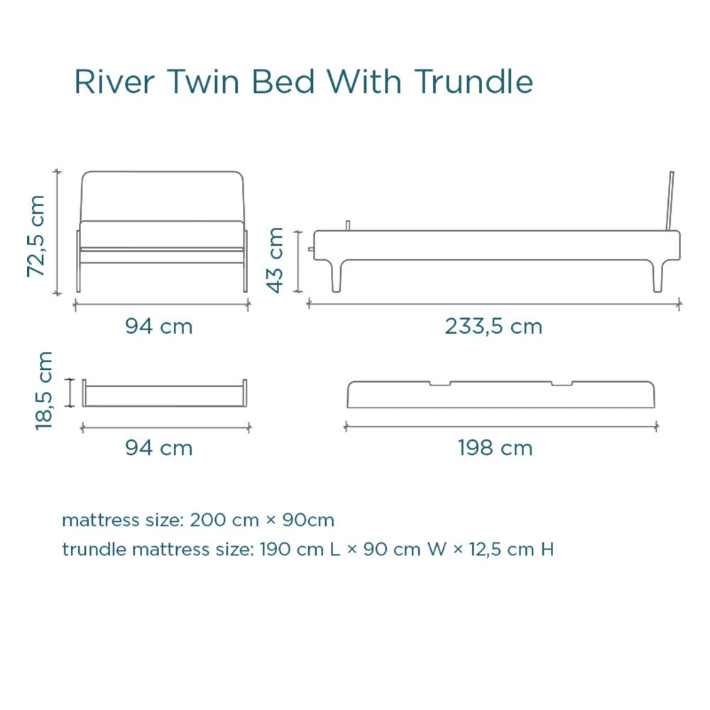 Oeuf River Twin dimensions
