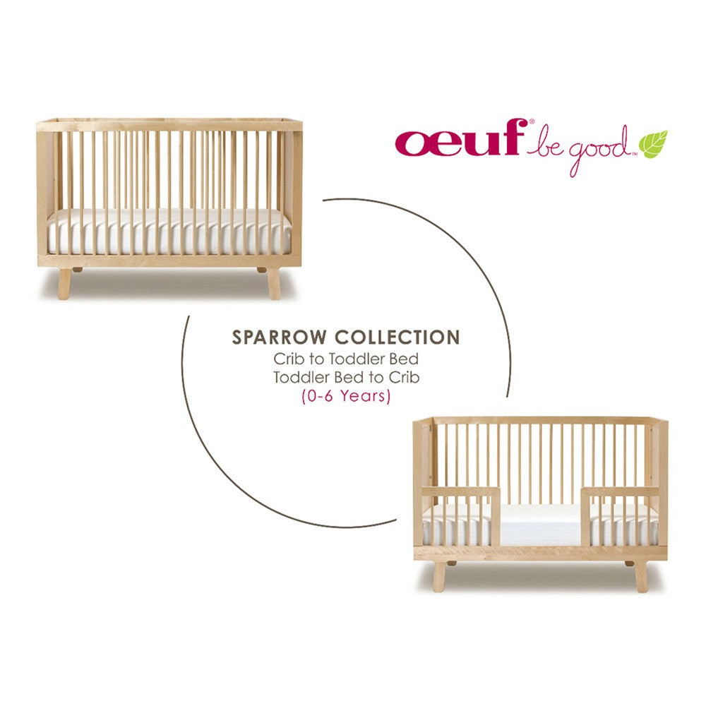 Oeuf Sparrow Toddler Bed Conversion Kit in Walnut