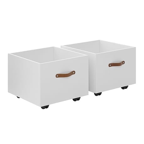 Set of 2 Storage Boxes on Castors