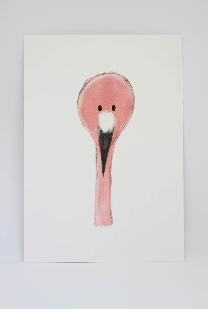 Flamingo A5 Print – Little Paperie