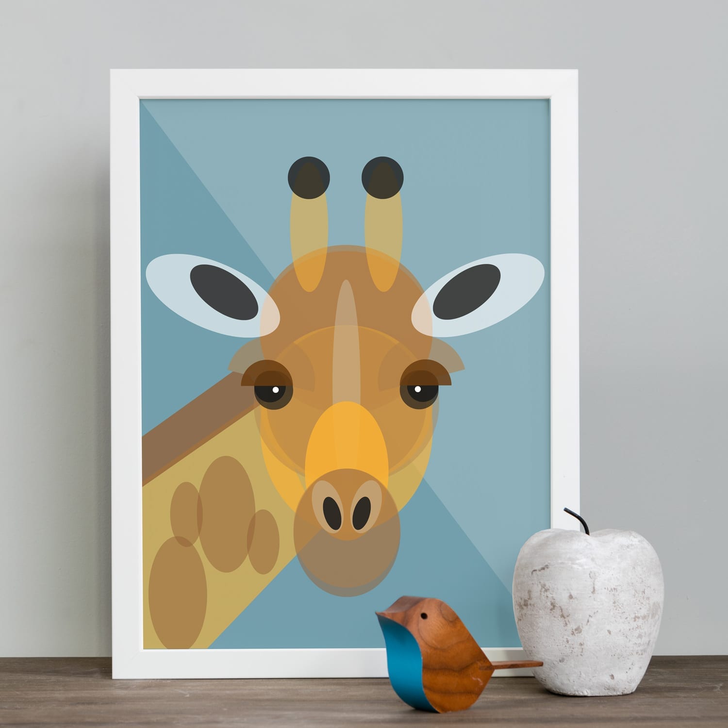 Giraffe Art Print by Mimi & Mae