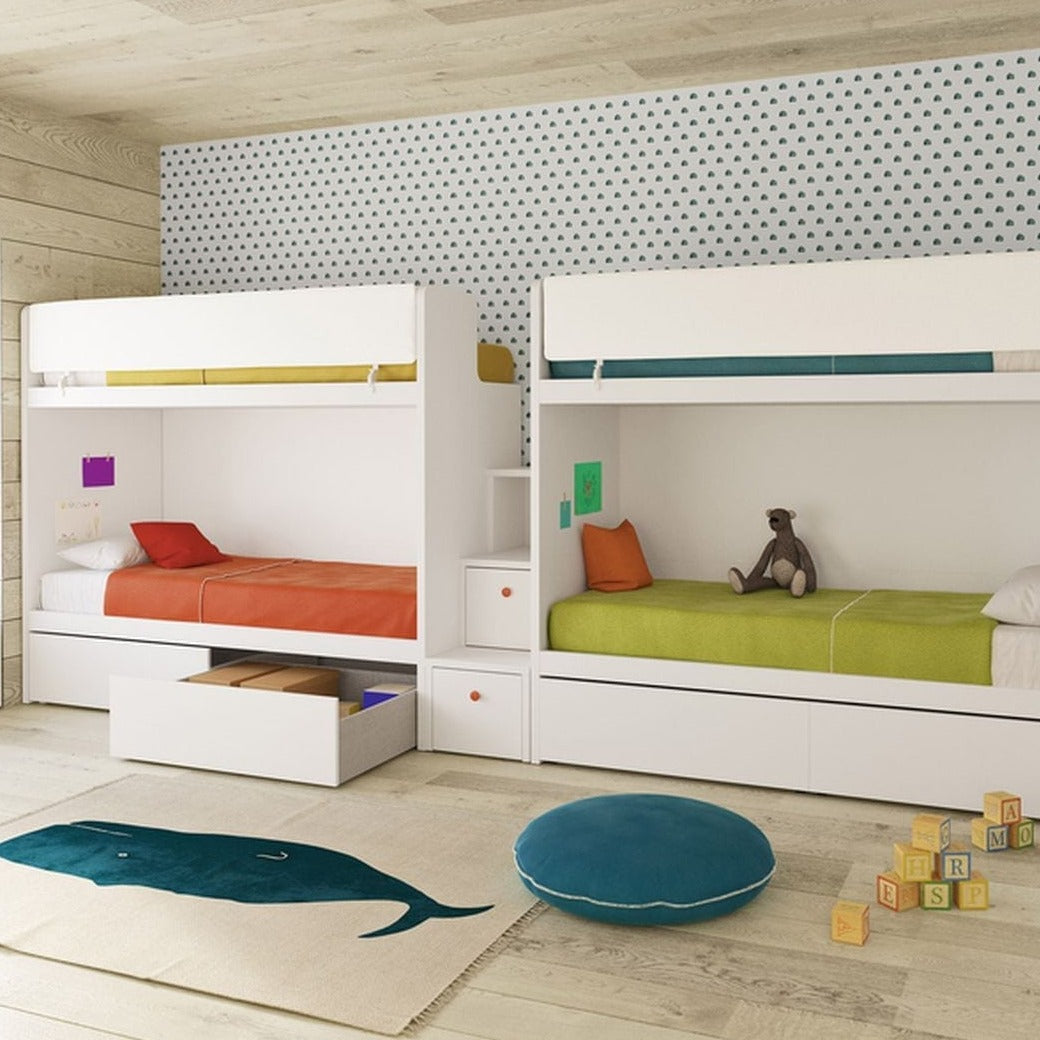 Double Bunk Bed Combination by Nidi