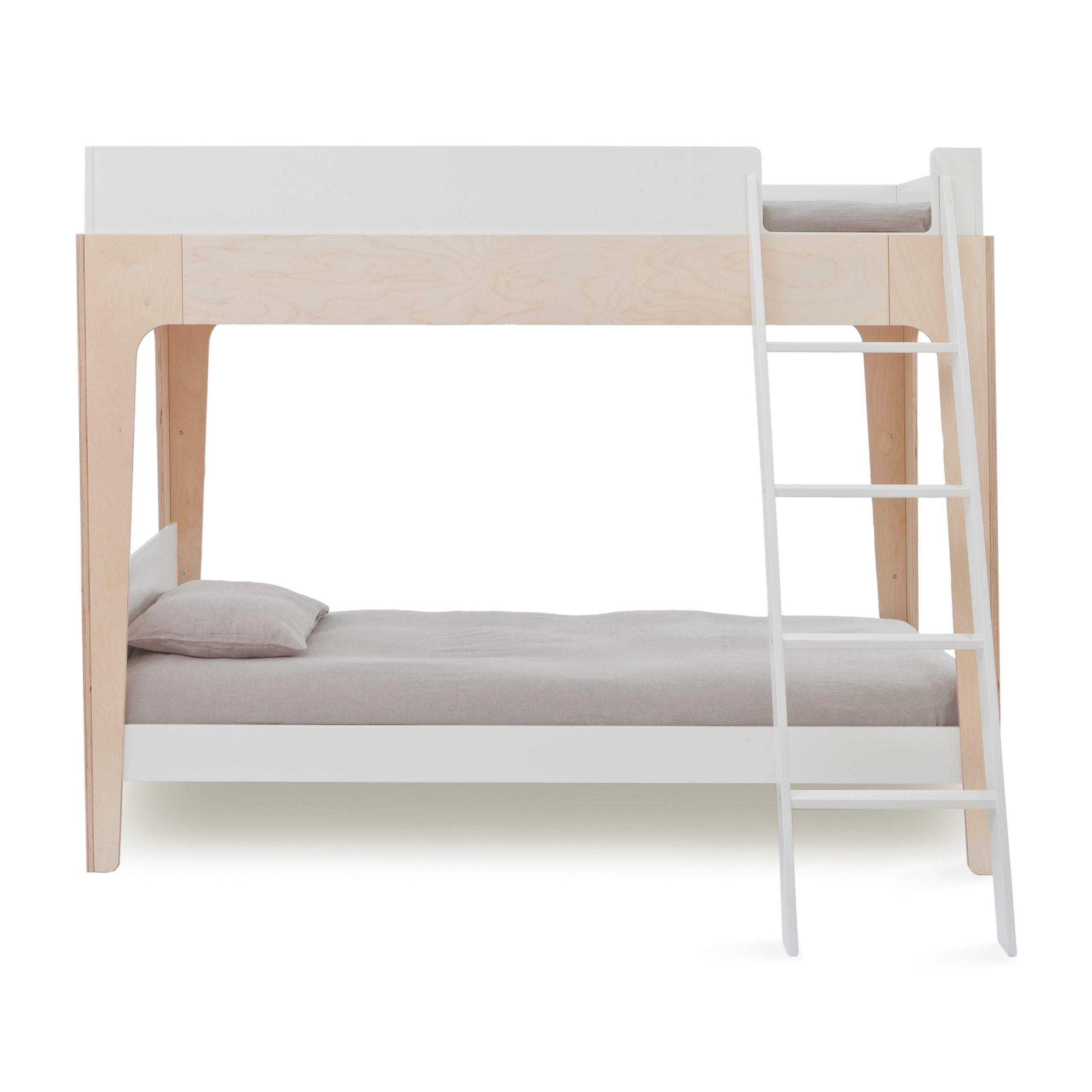 Oeuf Perch Bunk Bed in White & Birch