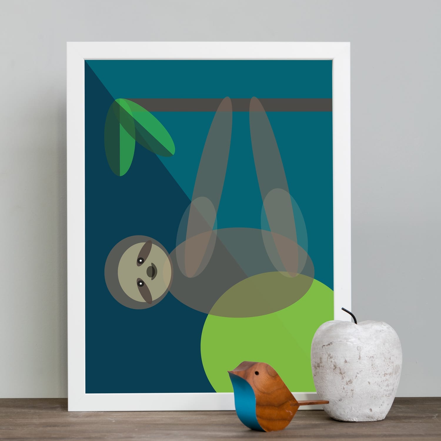 Sloth Art Print by Cloud Cuckoo Design